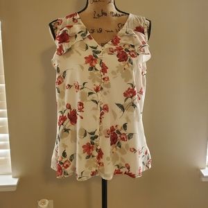 Skies are Blue Ruffle Top